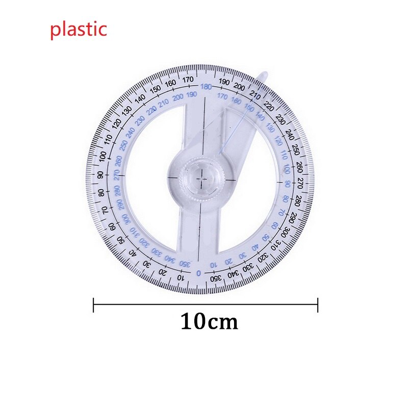 45 grad Aluminium Legierung Winkel Messen Werkzeug Geschwindigkeit Verdicken Sauerei Lineal Gehrung Für Tischler Holzbearbeitung 7 zoll/18cm: 360 Grad Plastik