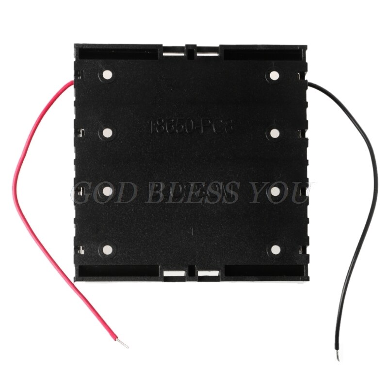 3.7V Parallel 3x 4x 18650 Batteries Holder Box Storage Case Container With Wire
