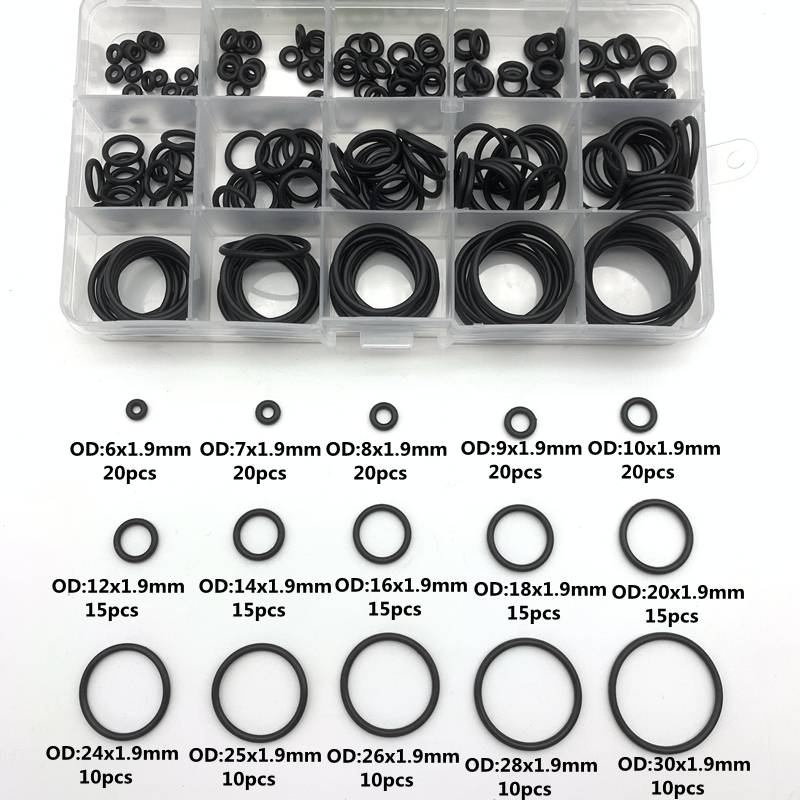 O Ring Gummi Silikon O Ring Dichtung nbr vmq fkm Dichtung O-Ring Nitril Unter Bein scheibe Gummi Oring einstellen Sortiment Bausatz einstellen Kasten Dichtung sring