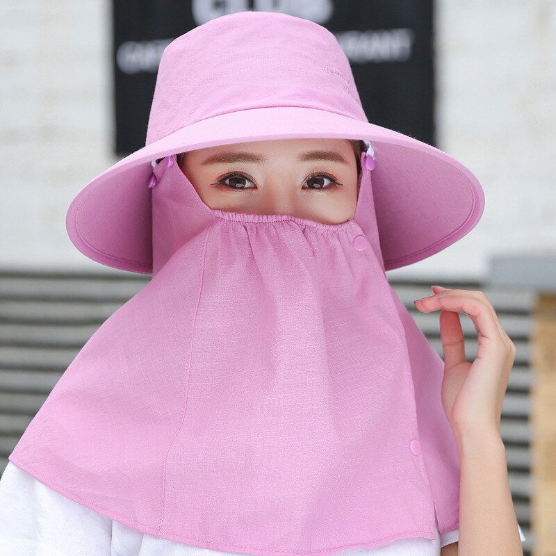 Sombrero de Sol de ala ancha con lazo para mujer, sombrero de playa con lazo, Reversible, plegable, para viaje al aire libre, novedad de: Purple powder