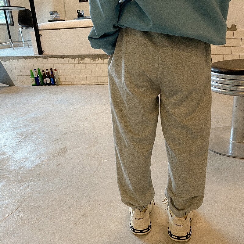 Hosen Knöchel Länge Elastische Taille verlieren Solide Baumwolle Neue Komfortabel Niedlich SchöNe Einfache Frühling Auutmn freundlicher Jungen