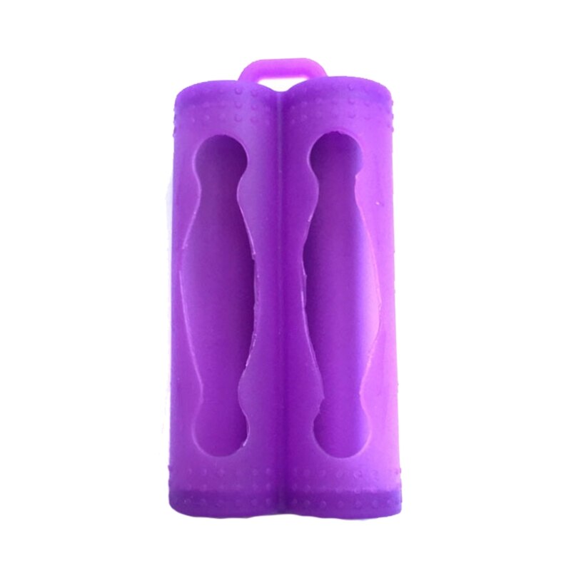 Duurzaam 5Pc 2X18650 Batterij Houder Case 18650 Batterij Opbergdoos Oplaadbare Batterij Power Bank Plastic Gevallen: Purple 1PC