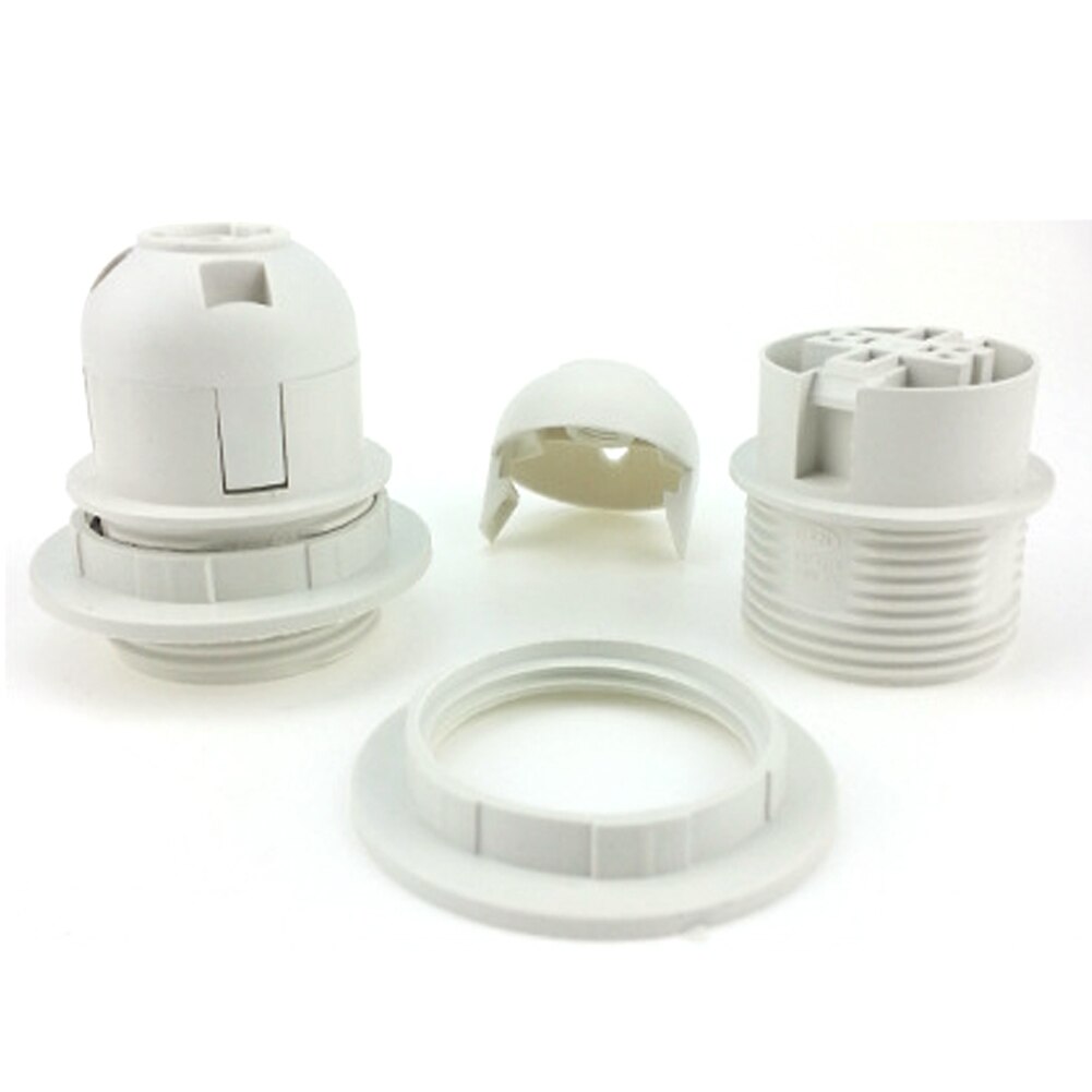 1PC 250V Small E27 Screw Light Bulb Holder Pendant Socket Lampshade Collar Ring Lamp Holder