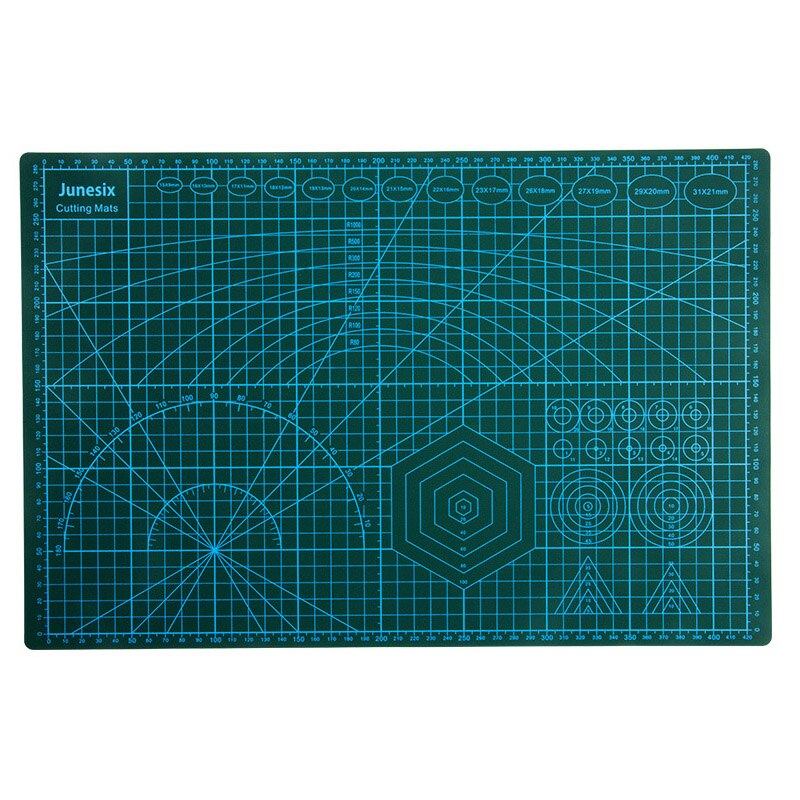 90 x 60 cm Tapis de découpe transparent, autocicatrisant, quadrillé