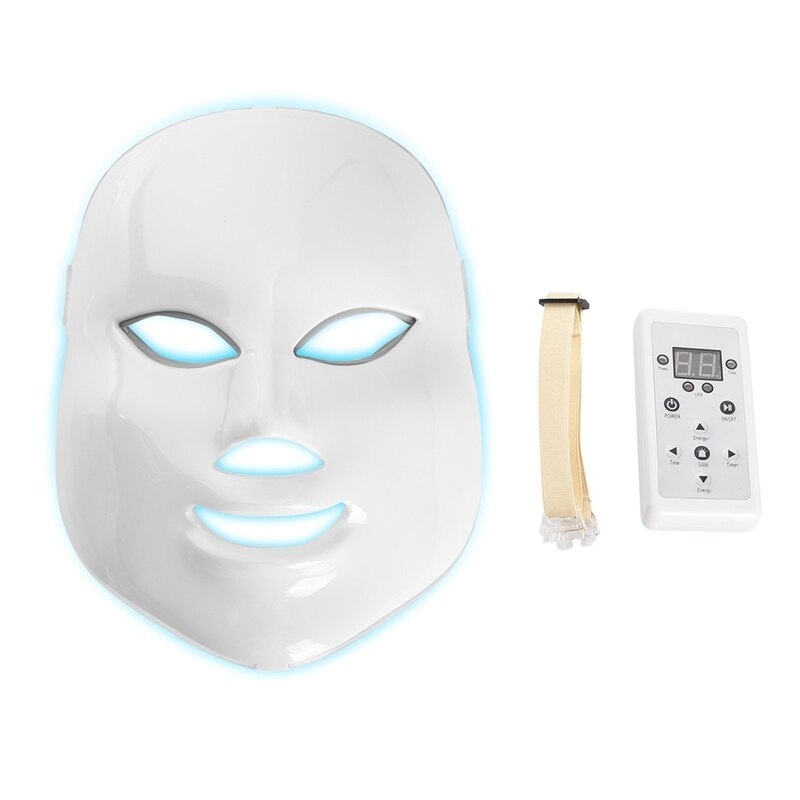 Beauté LED Photon masque Facial thérapie 7 couleurs rajeunissement de la lumière rides acné: green