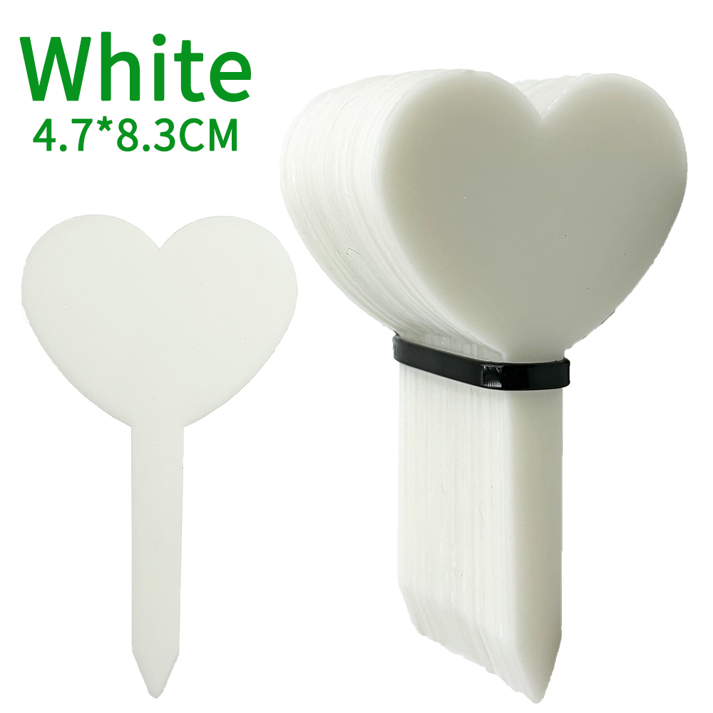 50 Stuks Waterdichte Tuinplant Etiketten Plastic Tags Kwekerij Markers Bloempotten Zaailing Schrijfteken Teken Diy Tuin Decor Gereedschap: Lichtgrijs