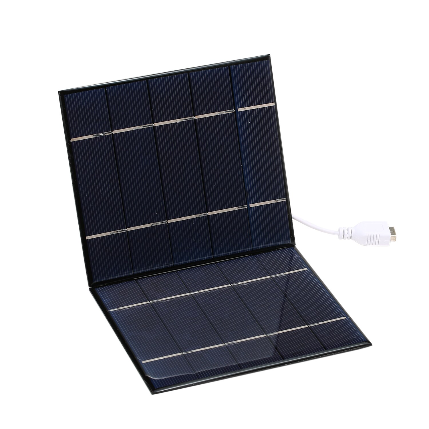 7W/5V Portable Solar Charger With USB Port Foldable Solar Panel Camping Travel Solar Power Charger For Tablet Laptop Cellphones