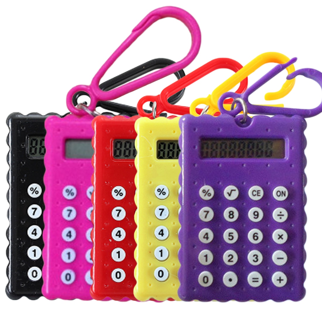 Student Mini Electronic Calculator Candy Color Calculating Office Supplies Super Small