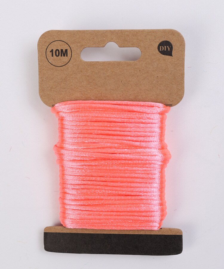 10 Meters Braided Macrame Silk Macrame Cords Rope Thread Wire 2.5 mm DIY Satin Bracelets Making Findings Beading LT20: XT54