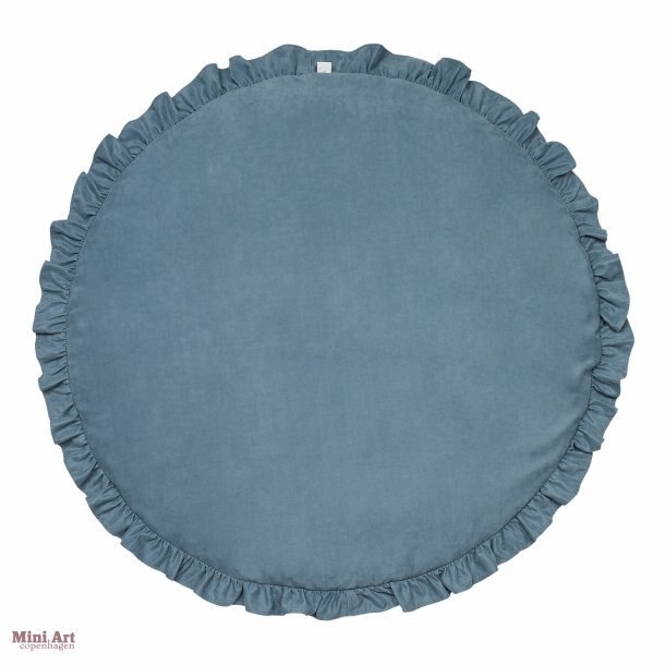Couverture de jeu de bébé pour enfants Ins dentelle chaude couleur unie tapis rampant poussette est climatisé et décoré par la chambre des enfants: Green 100cm