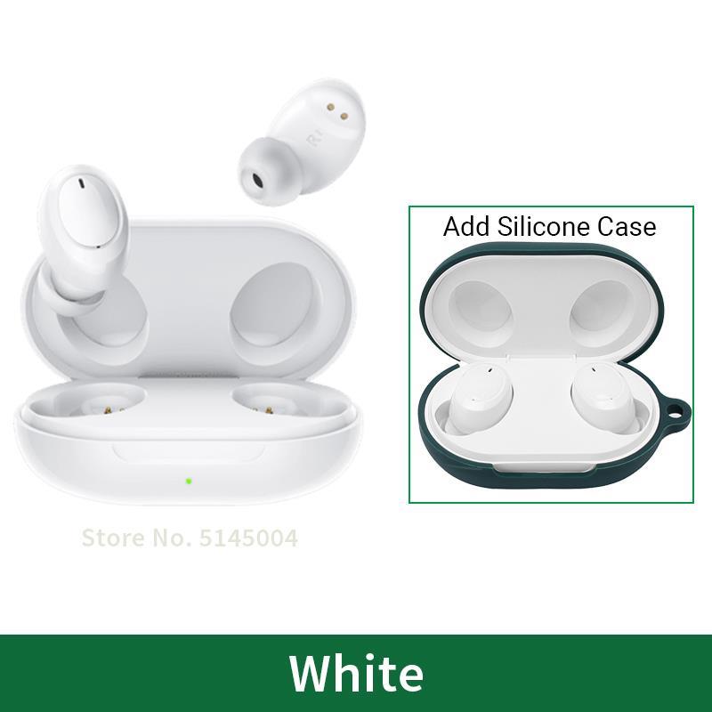 OPPO Enco W31 Lite Wireless Earphone TWS Bluetooth 5.0 Earphone Enhanced Bass IP55 Water Resistance For Reno 4 Pro 3: Add Green Case