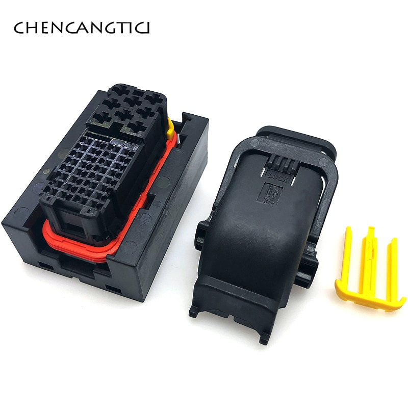 1 set 40 pin way TE AMP automotive PCB/ECU ignition harness connector plug socket without terminal seal 1473252-1