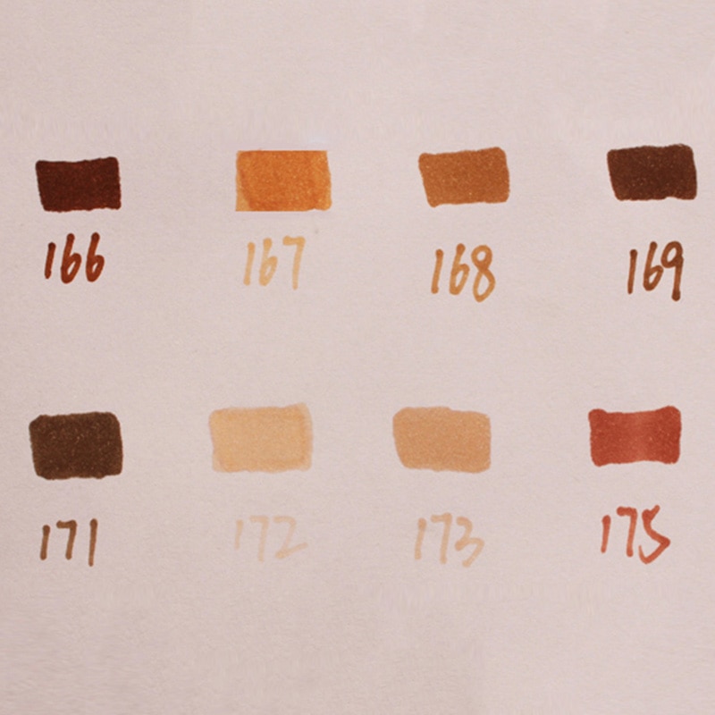 Finecolour Markers Brown And Blue Color Double-Ended Art Marker Artist Sketch Drawing Marker Pen