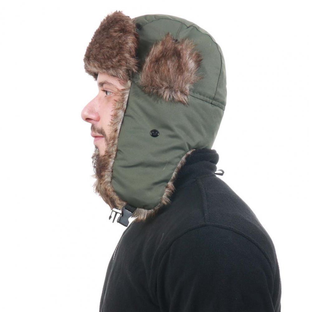 Casual Hoed Winddicht Unisex Hoed Pure Kleur Gehoorbescherming Warm Coldproof Unisex Hoed