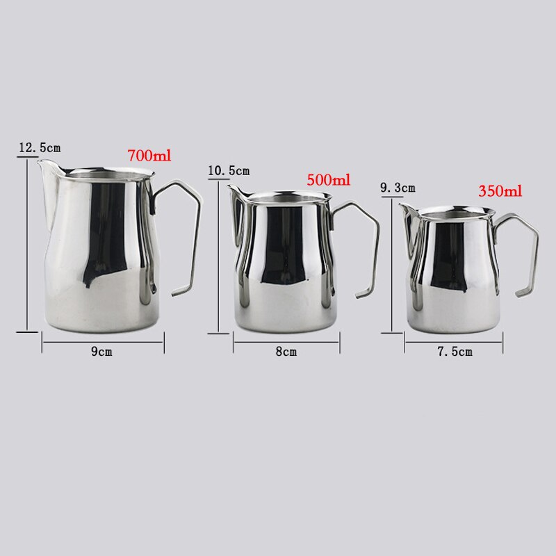 Rvs Melkkan Espresso Cups Art Cup Tool Barista Craft Koffie Moka Cappuccino Latte Melk Opschuimen Jug Pitcher