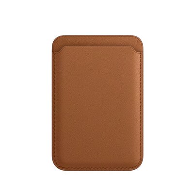 1Pc Dubbelzijdig Adhesive Portemonnee Anti-Diefstal Veiligheid Blokkeren Sleeve Bescherm Case Voor Mobiele Telefoon Cover Card Credit kaarten Houder: SH-Bag-6010-brown