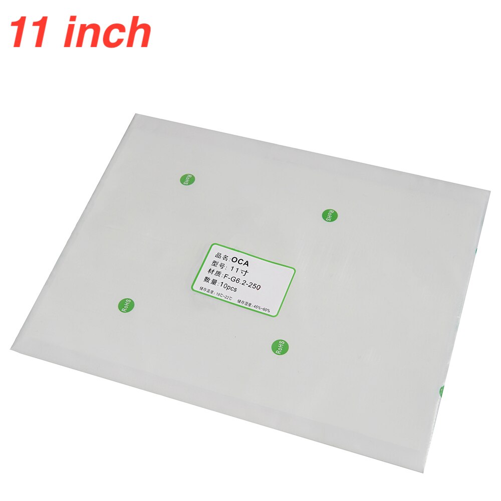 250um OCA Optical Clear Adhesive for iPad pro mini 7 8 8.4 9.7 10.1 10.5 11 12.9 inch Double Side Sticker Glue Film Refurbish