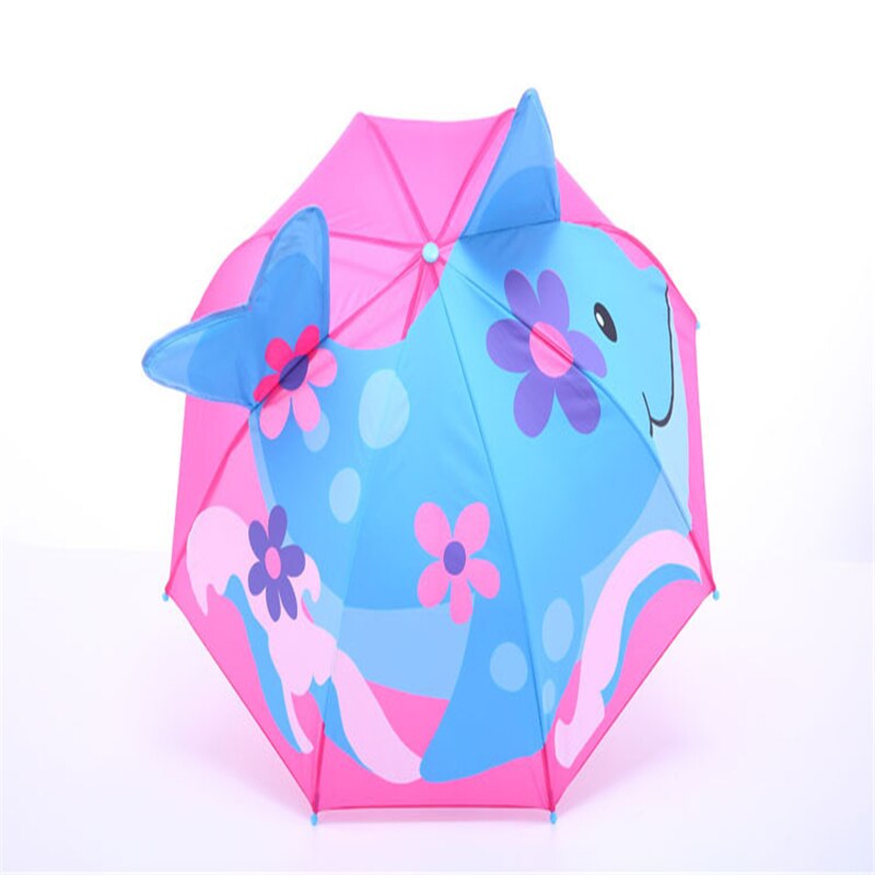 Parapluie pliant pour Protection contre le soleil, 3D, dessin animé, résistant aux rayons UV, pour l'extérieur, pour enfants: E