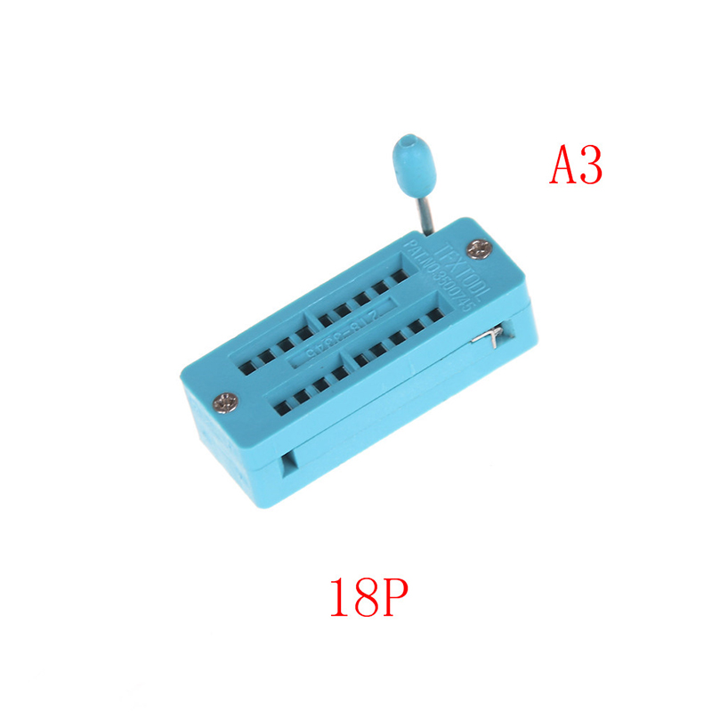 1pc 14/16/18/20/24/28/32/40 Pin IC Test Universal ZIF Socket Universal IC Test Universal ZIF Socket: 3