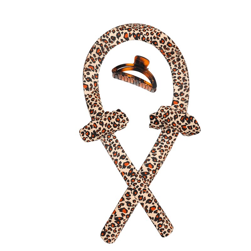 4 Stks/set Lui Curler Set Heatless Curling Staaf Hoofdband Zachte Satijnen Lint Hoofdband Wave Formers Haar Krultang Diy Haar Styling tool: Color-6