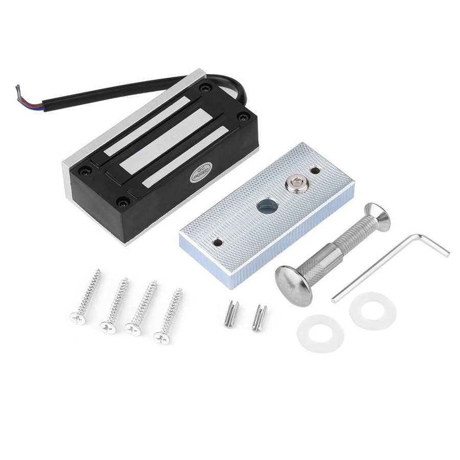 Electric Magnetic Door Lock 60kg Strong Force Access Control for Door Cabinet Drawer