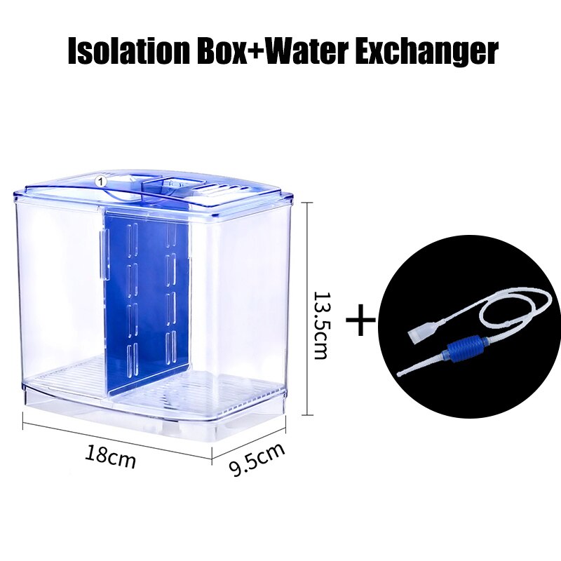 Out-tank Acrylic Fish Tank Breeding Isolation Box Aquarium Incubator Transparent Multifunctional Hatchery Room Aquarium Supplies: B