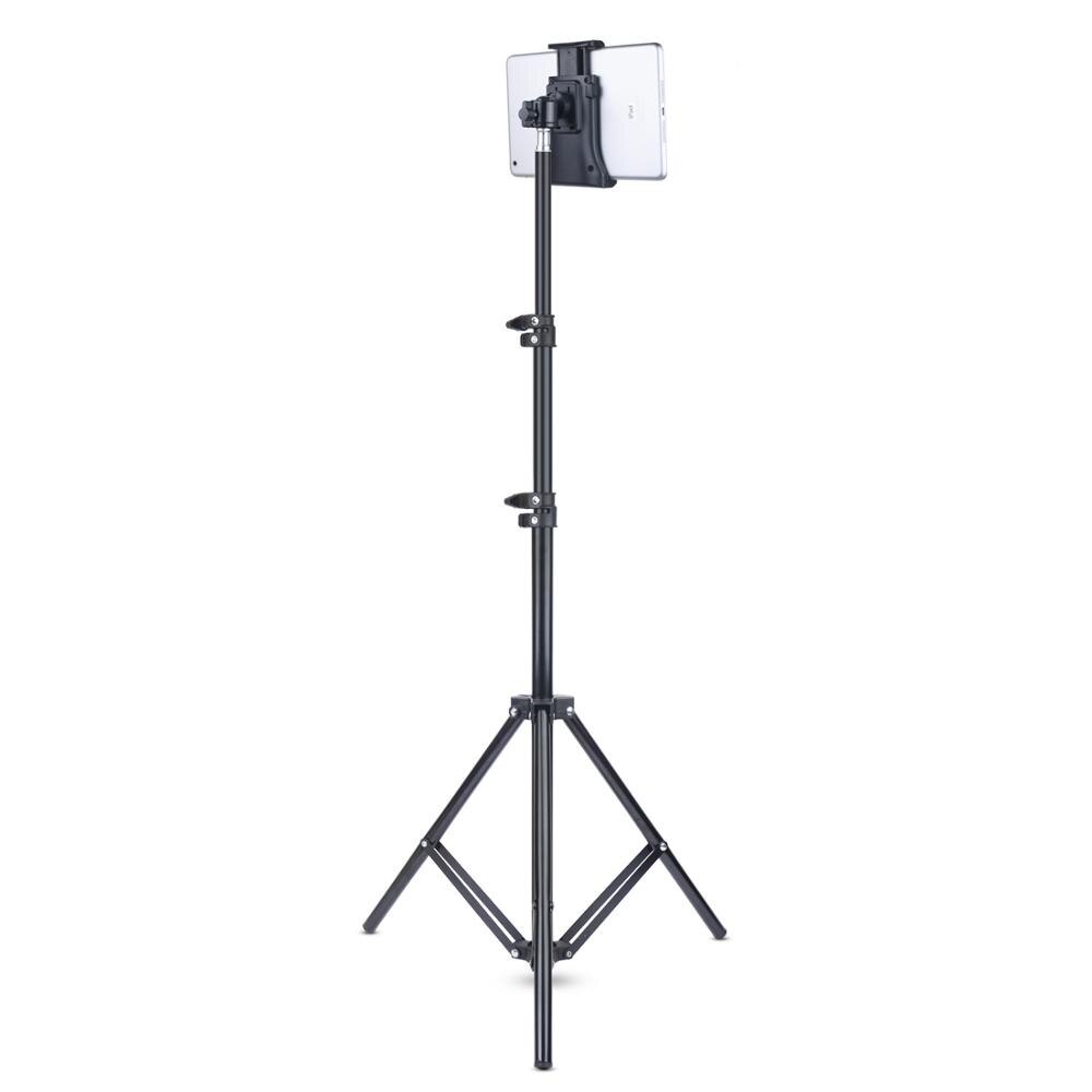 Trépied sur pied pour iPad pro 12.9 air 2 3 4 60 à 160 cm, support réglable pour tablette iPhone 12 mini pro promax, téléphone portable