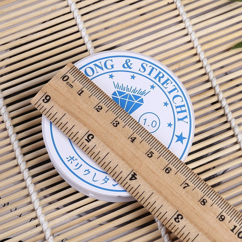 0.4-1.2mm gennemsigtige strækbare elastiske krystallinjer perlere reb snor smykkerør tråd tråd gør-det-selv håndlavet armbånd halskæde