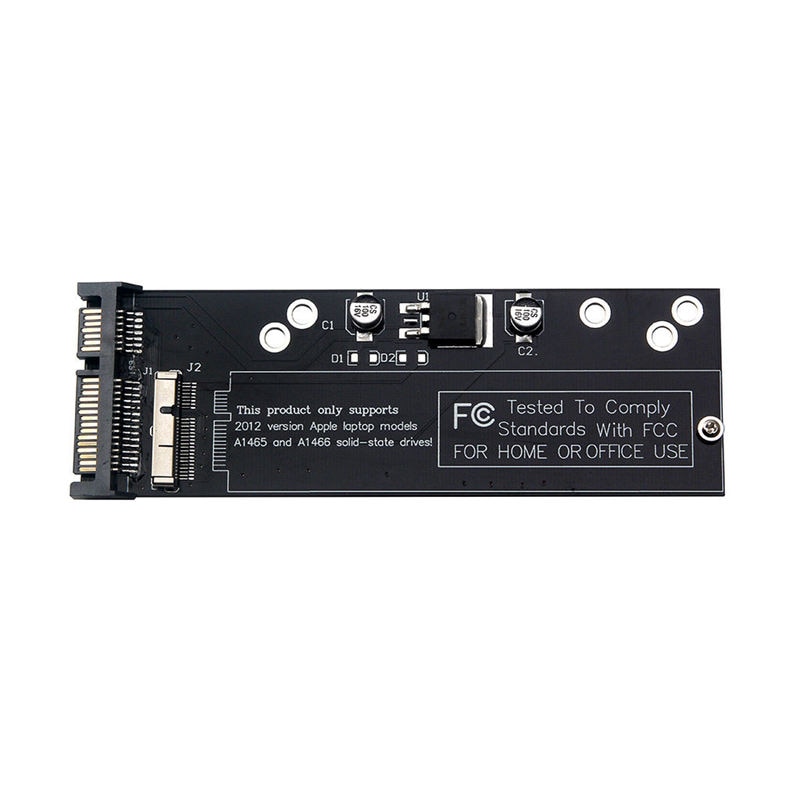 For Macbook Air A1466 A1465 A1398 A1425 Ssd To Sata Adapter Card Slot