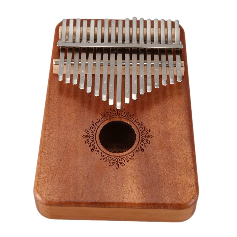 17 Keys Kalimba Piano Mahogany Musical Instrument