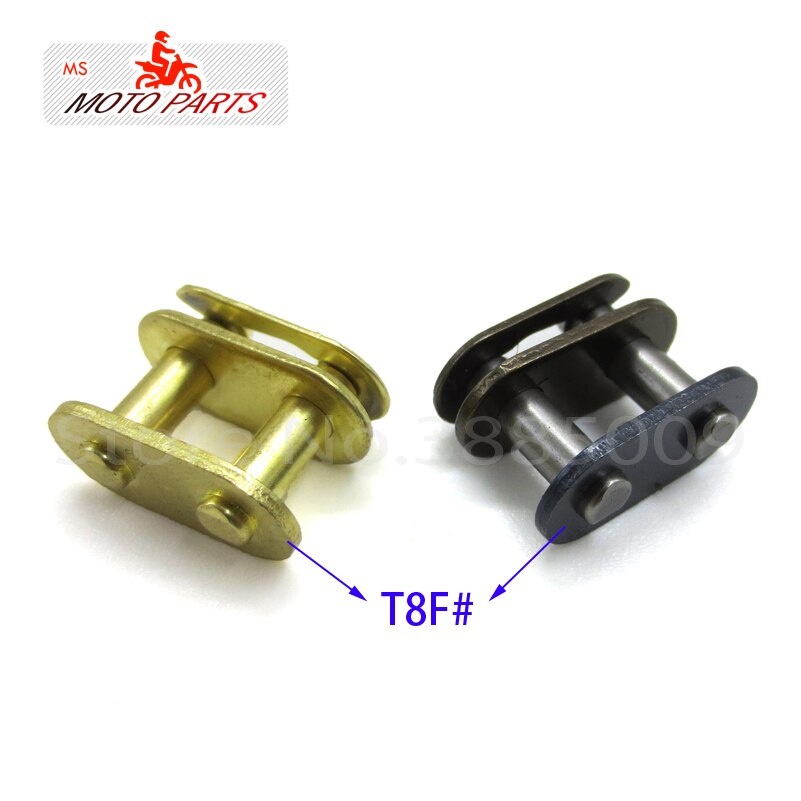 #25 H # T8F #35 #420 #428 #520 #530 Kette ring link für dirt bike pit bike ATV GO Kart Motorrad kette
