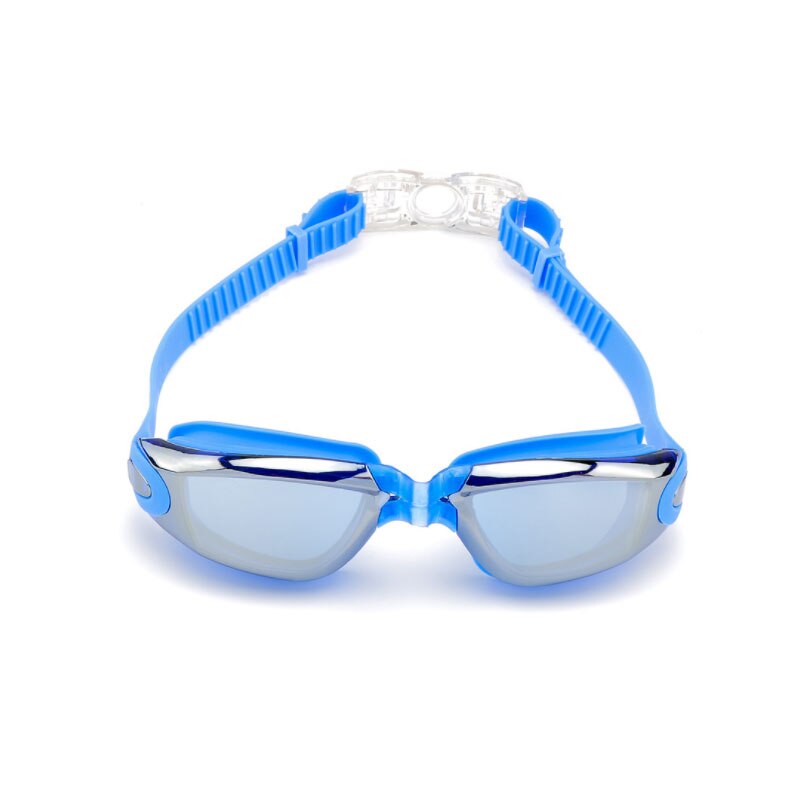 Swimming Goggles Women Men Adjustable UV Protect Waterproof Anti fog Eyewear Swim Pool Diving Water Glasses Gafas: WHITE