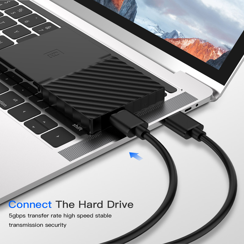 Usb 3.0 skjøteledning 5 gbps superhastighet dobbel type en hann til å skrive en mannlig datasynkroniseringskabel til radiator bærbar pc-skriver