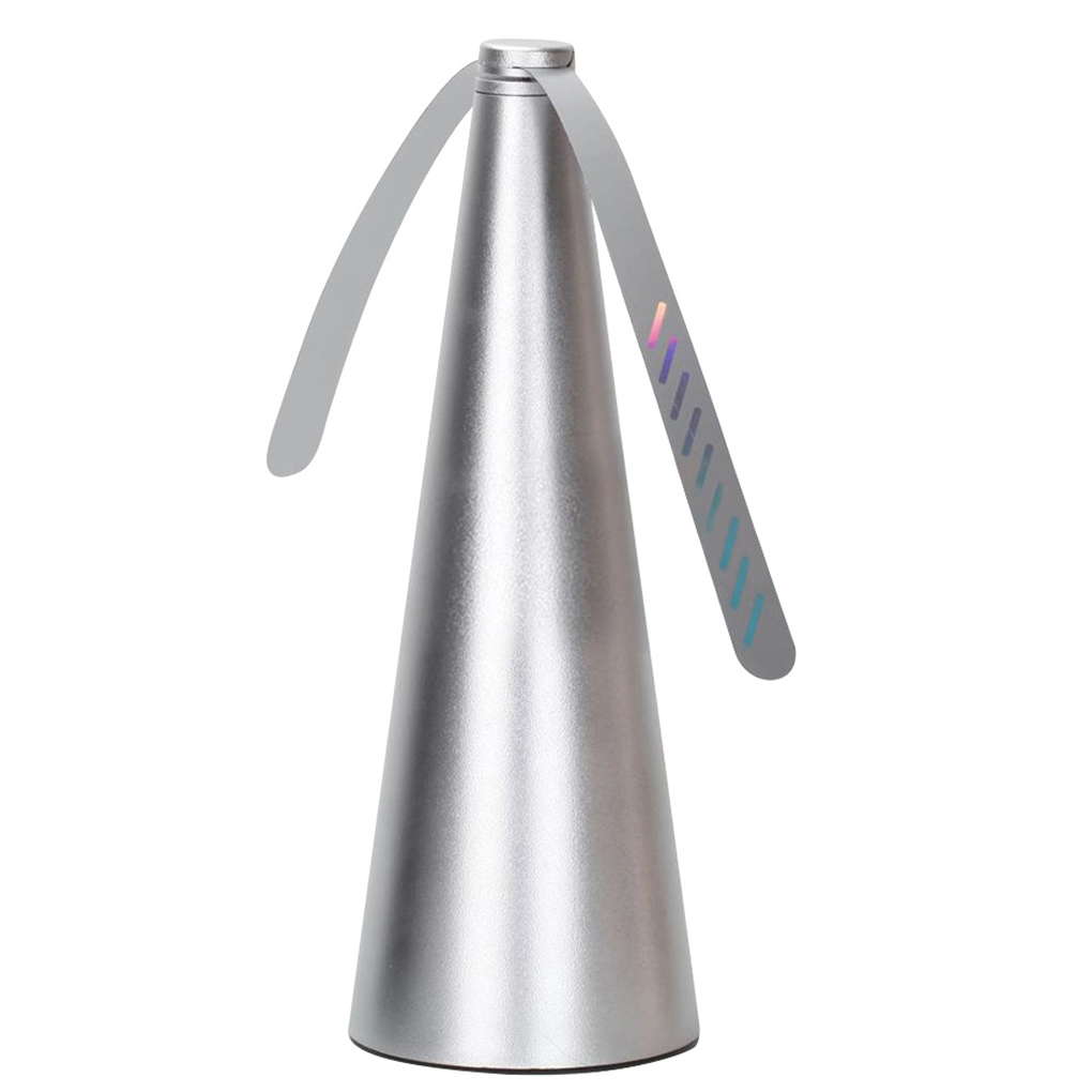Outdoor Fly Bug Repeller Keuken Eettafel Maaltijd Pest Fan Desktop Tafelblad Elektrisch Batterij-aangedreven Voedselbeschermer Tool: Licht Groen