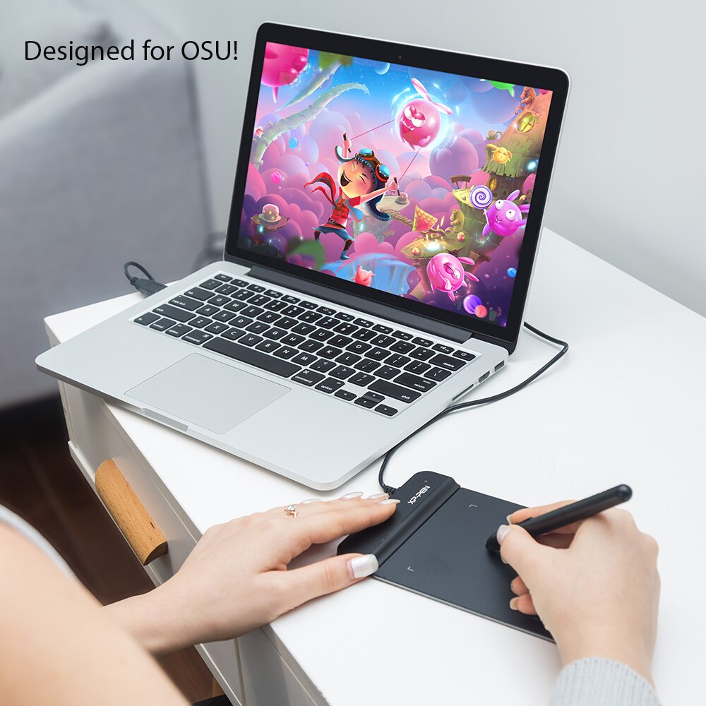 Ritplatta xppen  g430s grafisk ritplatta med 8192 trycknivåer batterifri stylus 4 x 3 tums surfplatta för windows mac