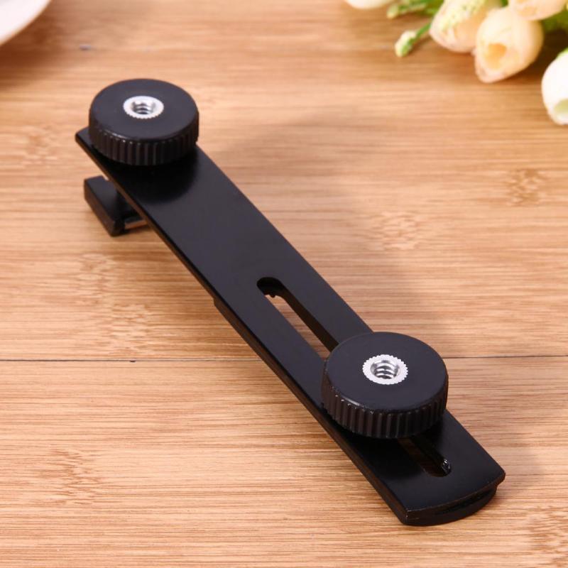 Aluminum Double-headed Stand Camera Flash Bracket Shoe Arm Bracket Tripod Stand Holder For DSLR SLR DV Rack Camera Stand