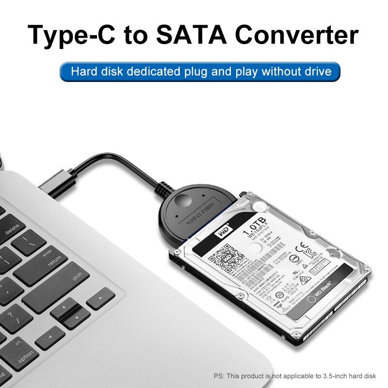 TypeC To SATA usb to sata ide hard disk adapter converter For Macbook DELL ASUS PC External HDD 2.5" Hard Drive Disk