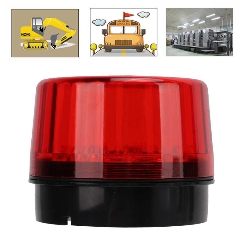 Industrial Signal Warning Lamp High Temperature Resistance Round Red LED Warning Light