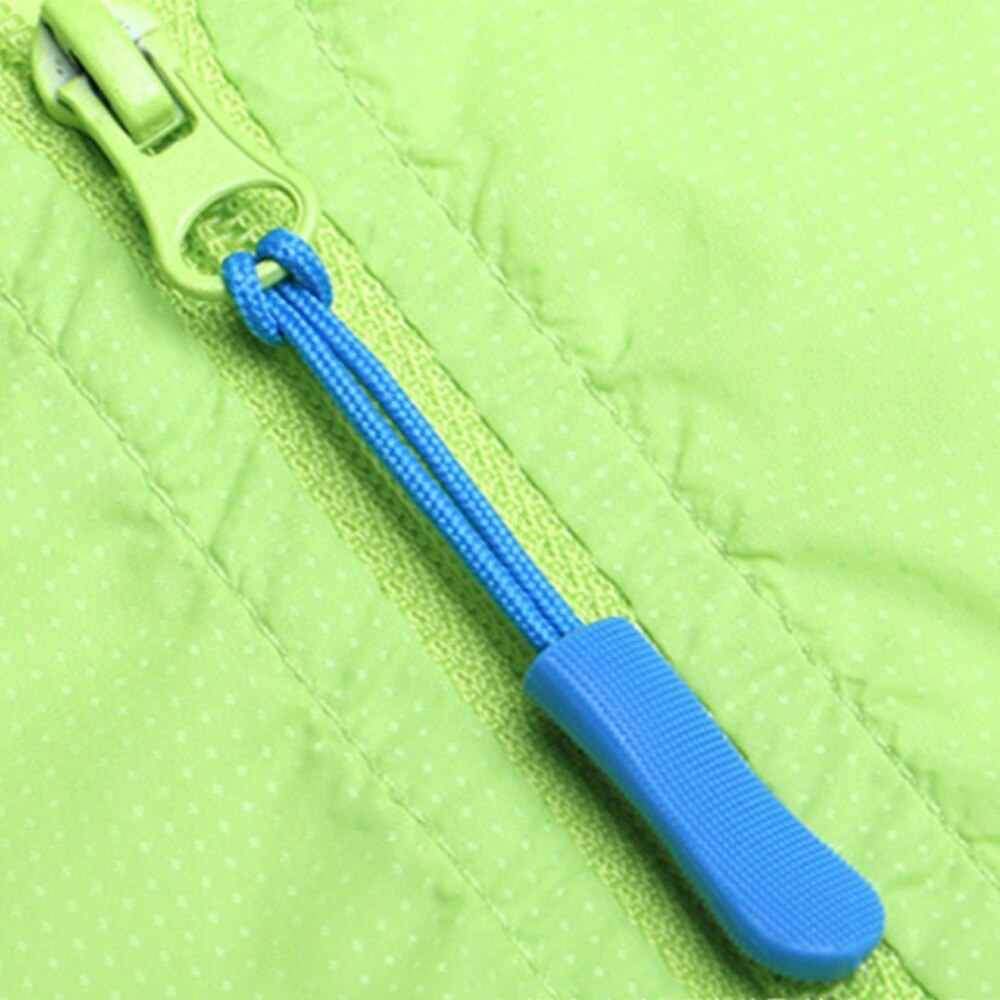 20Pcs Zipper Pull Puller End Fit Rope Plastic Zipper Rope DIY Bag Clothes Sewing Accessories