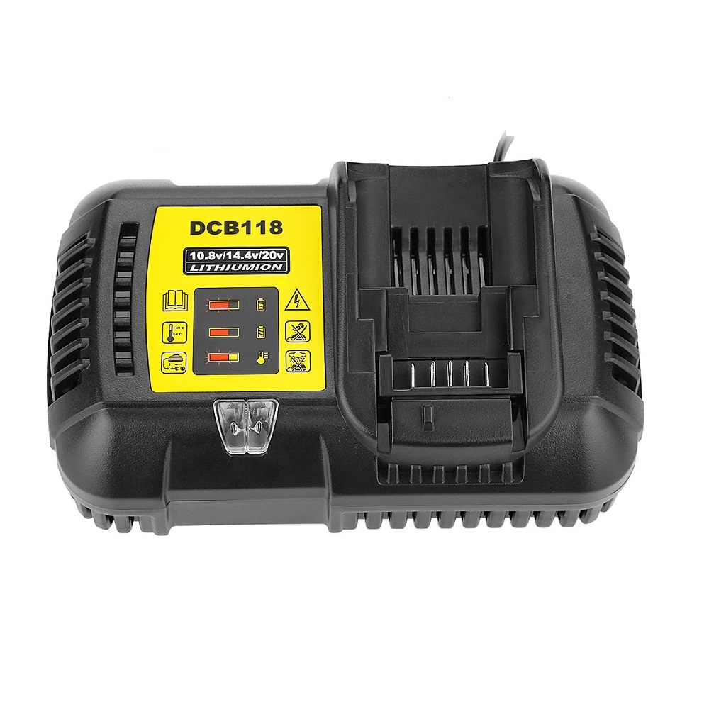 Batterie Li-ion pour DeWalt 12V 14.4V 18V 20V, DCB102 DCB118 DCB112 DCB200 DCB201: WHITE / Royaume-Uni