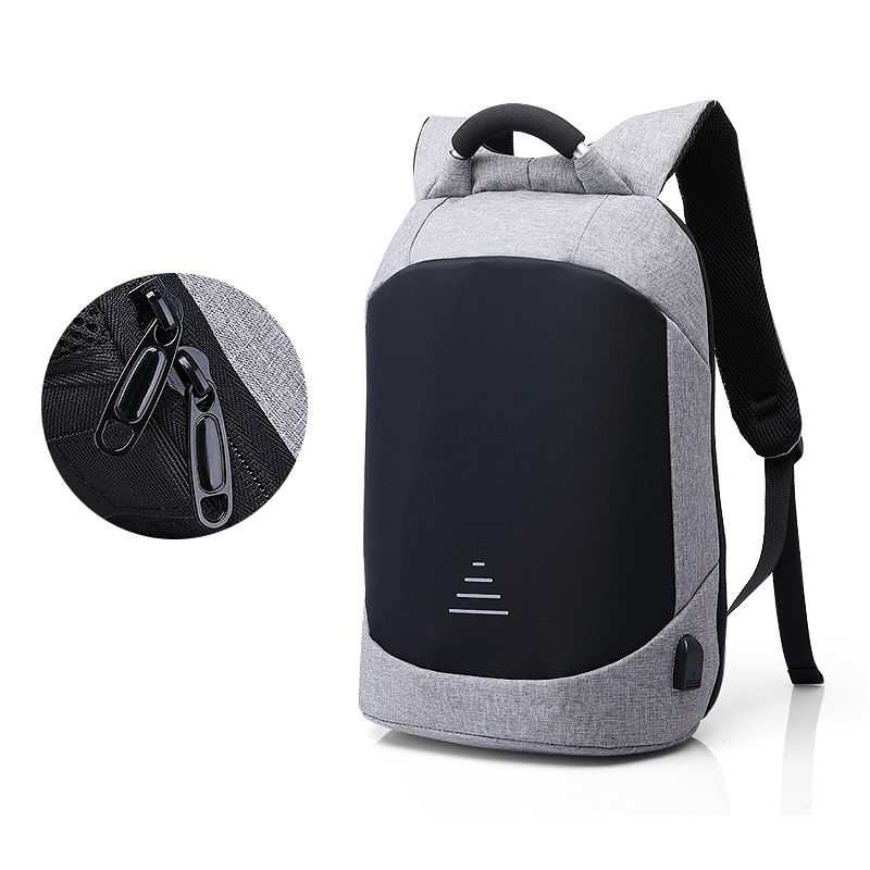 Männer Wasserdichte Anti diebstahl Laptop Rucksäcke Modernistischen Blick Wasserdicht mit USB Lade Port 15,6 Notebook Reise Rucksack