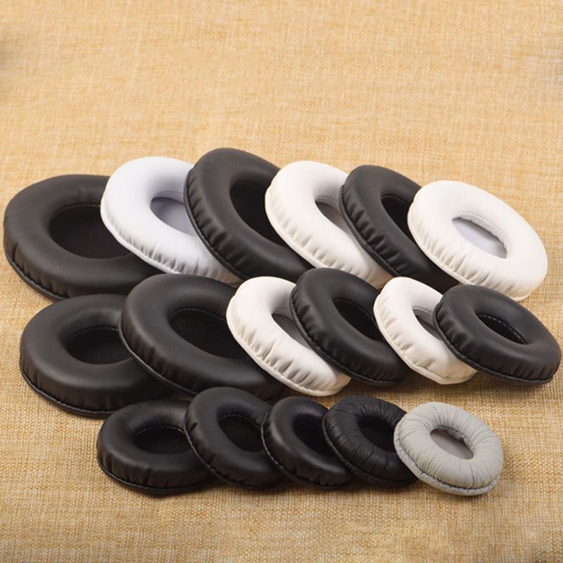 2pcs Headphones Replacement Ear Pads Earmuffs Sponge Cover 50MM 55 60 65 70 75 80 85 90 95 100 105MM Headphones Cover Earpads