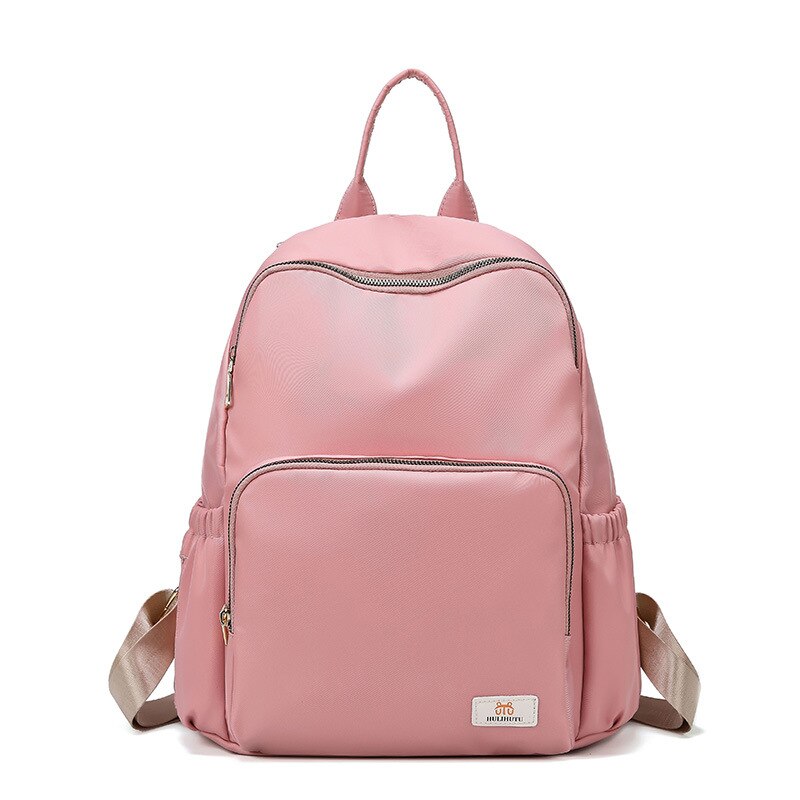 Saco de fraldas ombro feminino saco de mãe 2020 novo estilo moda para fora multi-funcional massa leve mochila de mamãe: Pink