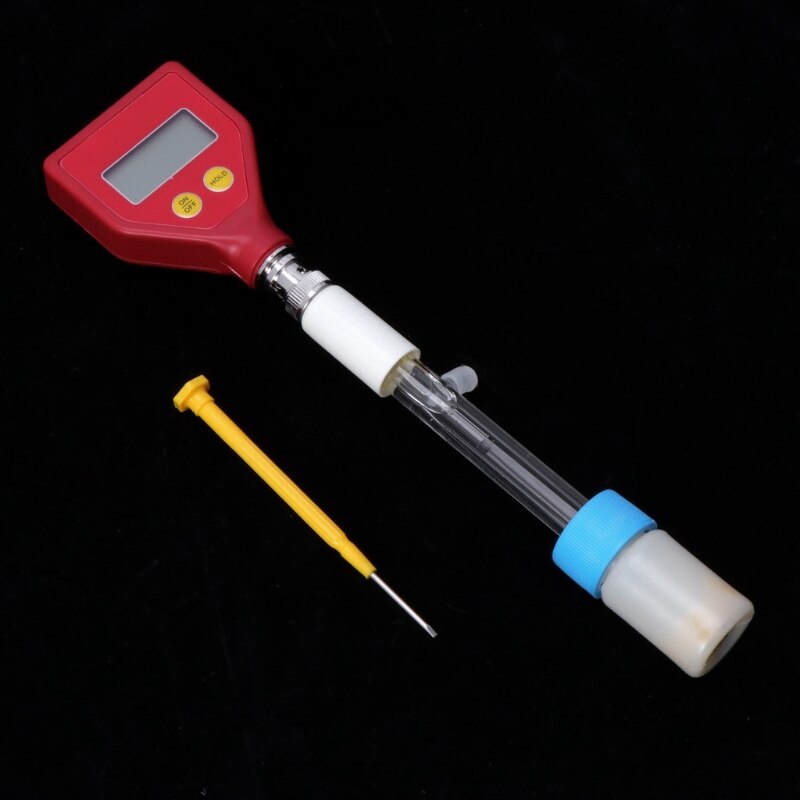 Ph meter skarp glaselektrod för vatten mat ost mjölk jord ph test