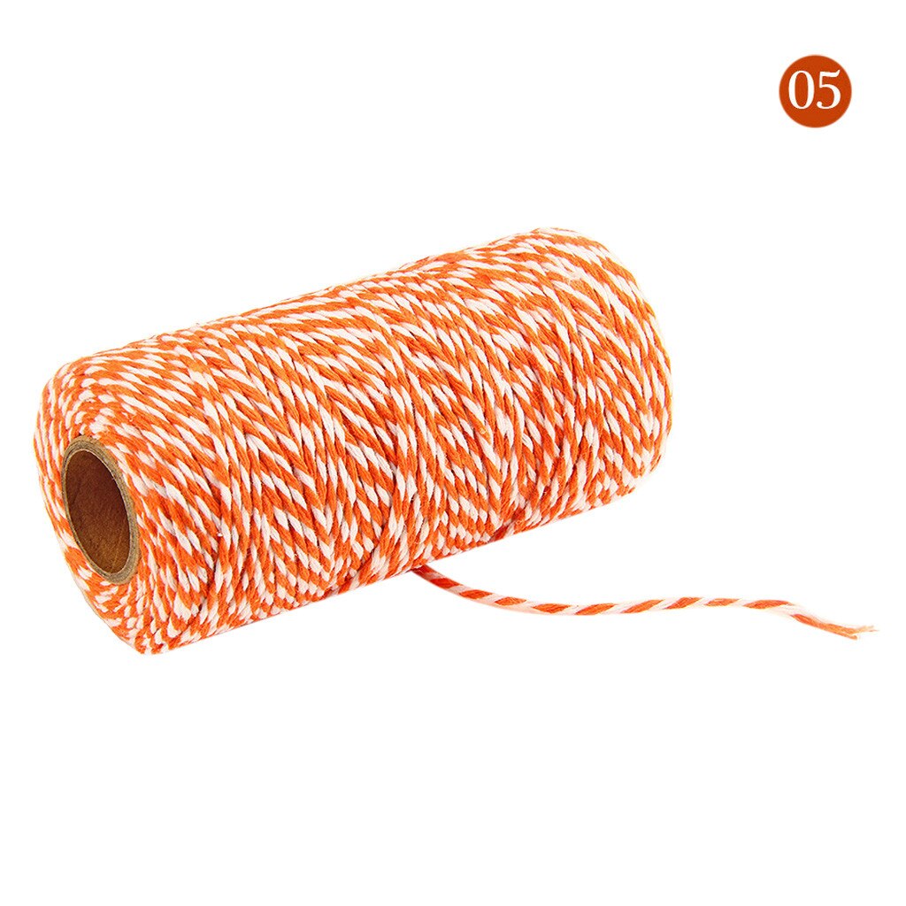 2Mm Diy Macrame Koord Twee Kleuren Katoen Bakers Twine Touw Rustieke Land Ambachten Handgemaakte Accessoires: E