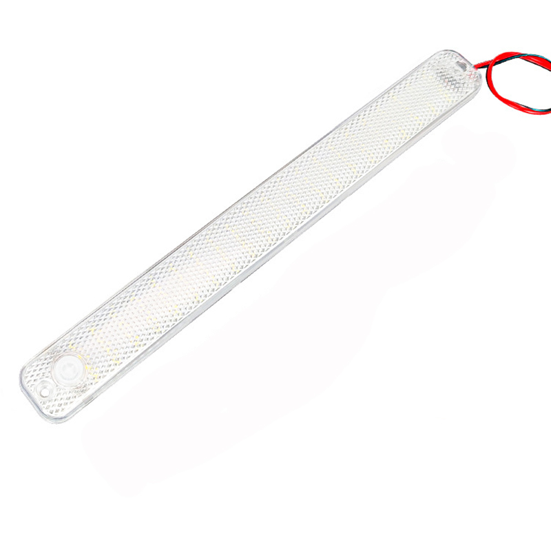 1- pack 84 led-ljus för bil, innerbelysning, skåpbil, buss, husvagn, läslist med på/av-brytare, bagagerumslampa, bagagerumsbelysning: Vit