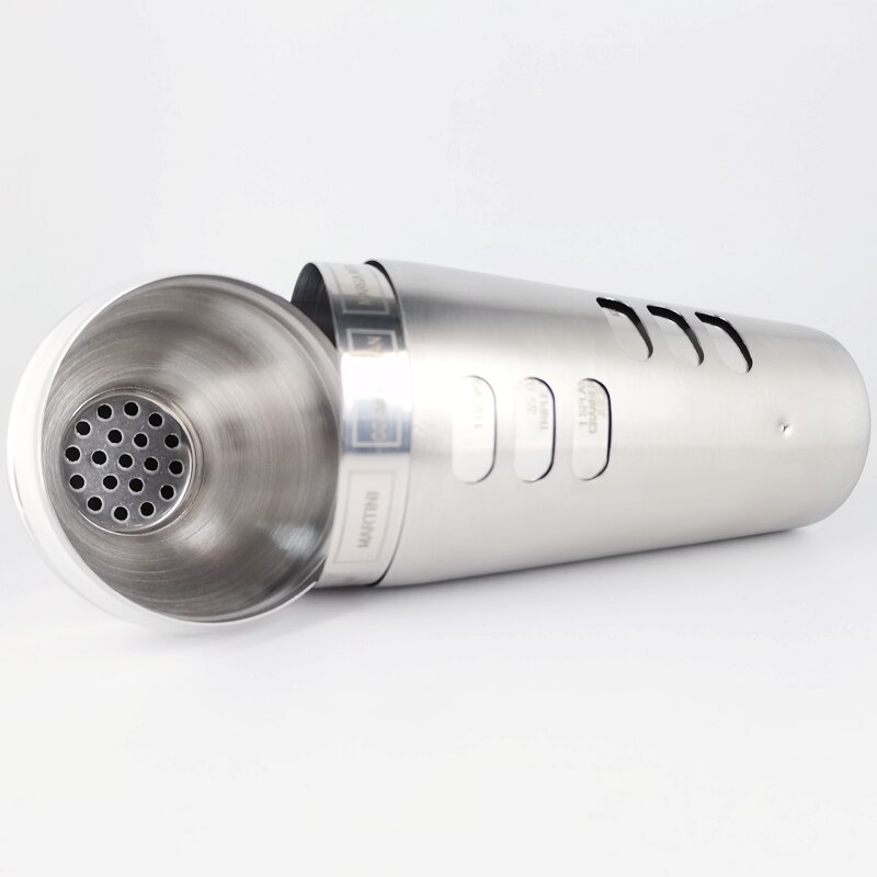 Stainless Steel Built-in 700ml Cocktail Shaker with Recipe Guide Rotation
