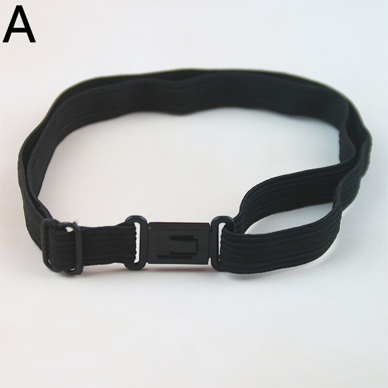 1PC Men Women Kids DIY Accessories Bow Tie Adjustable Polyester Belt With Clip Bowtie Black White Elastic Strap Extender Bands: A