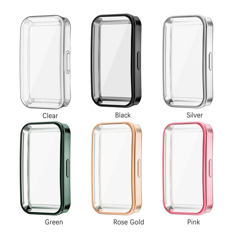 Soft Silicone Strap Case for Huawei Band 8 9 Accessories Replacement Bracelet Screen Protector Wristband for Huawei Watch Band8