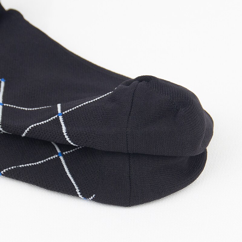 Compression Stockings Unisex Black Series Dot Striped Star Square Shaped Elastic Outdoor Prevent Varicose Veins Reduce Fatigue